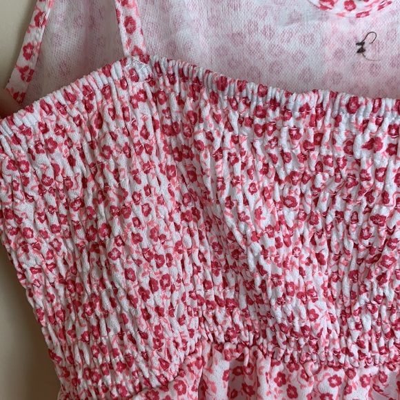 LAST 1! SMALL pink floral summer beach dress - Picture 10 of 14